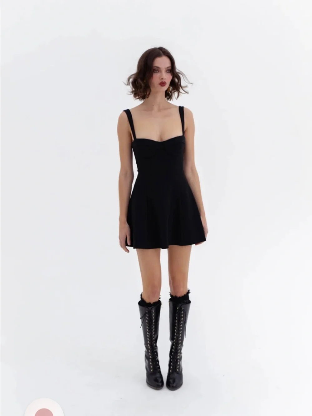 Selkie two piece black dress/ skirt - Picture 6 of 9